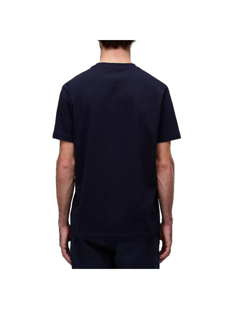 Napapijri Męski T-shirt S-box Logo Ss NP0A4I3L176 Granatowy | Sklep Monotox