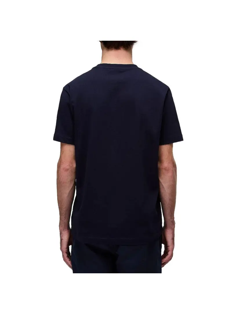 Napapijri Męski T-shirt S-box Logo Ss NP0A4I3L176 Granatowy | Sklep Monotox