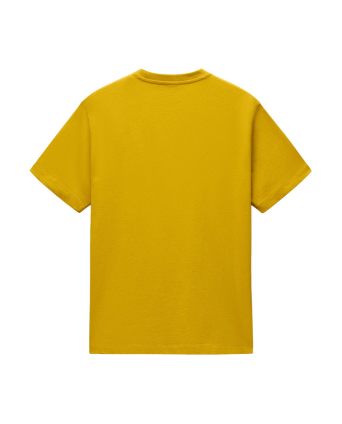 Napapijri Męski T-shirt S-box Logo Ss NP0A4I3LY1O Żółty | Sklep Monotox