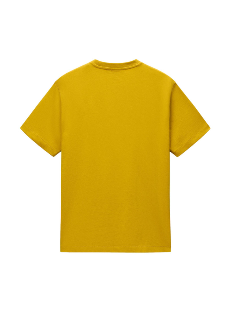 Napapijri Męski T-shirt S-box Logo Ss NP0A4I3LY1O Żółty | Sklep Monotox