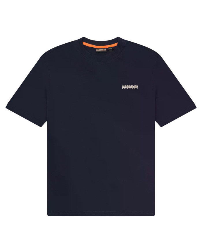 Napapijri Męski T-shirt S-small Box Ss NP0A88TR176 Granatowy | Sklep Monotox