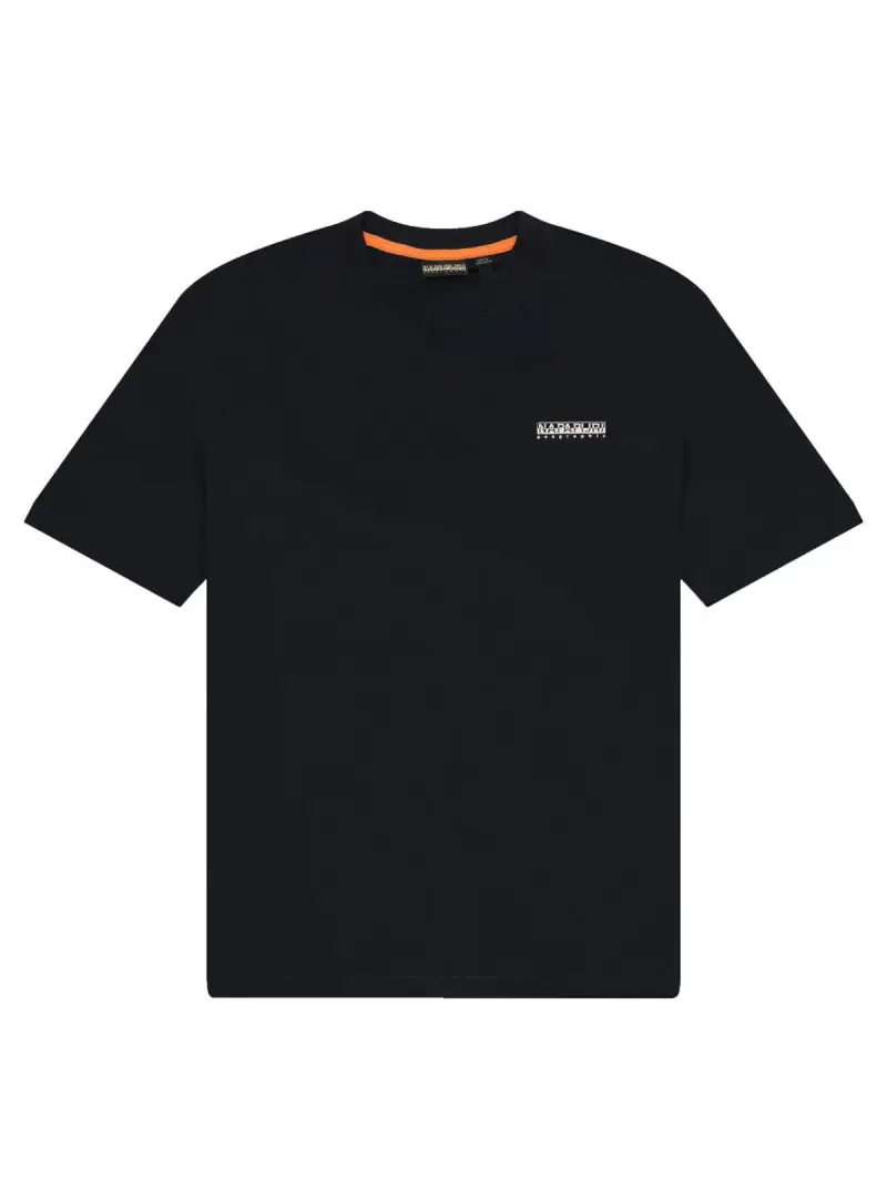 Napapijri Męski T-shirt S-small Box Ss NP0A88TR941 Czarny | Sklep Monotox