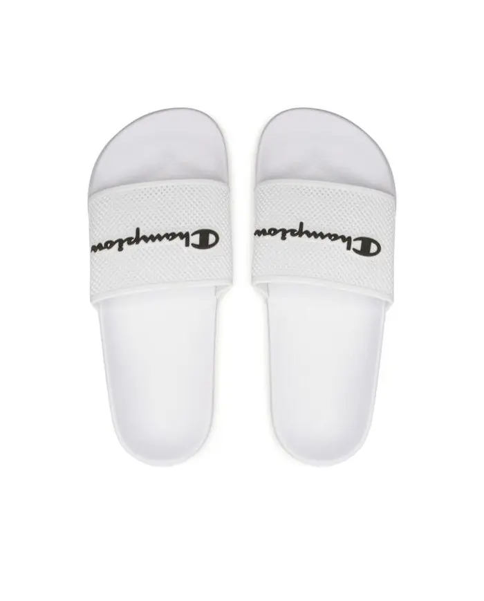 Champion Damskie Klapki Daytona Slide S11512WW001 Biały | Sklep Monotox