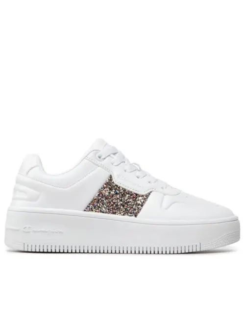 Champion Damskie Sneakersy Rebound Platform Sparkle S11519WW001 Biały | Sklep Monotox
