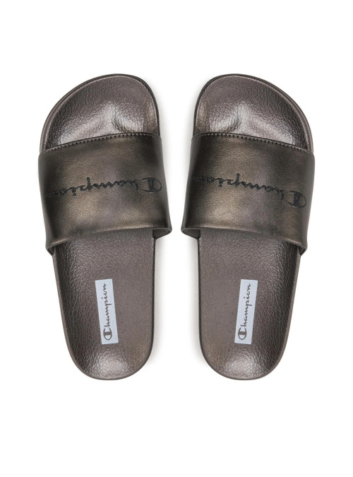 Champion Damskie Klapki Queens Slide S11562ES004 Szary | Sklep Monotox