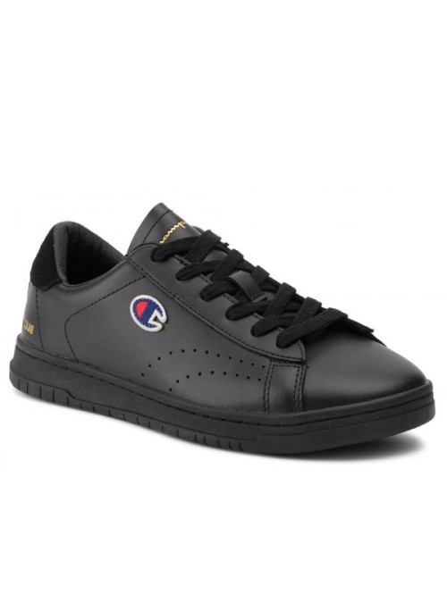 Champion Męskie Sneakersy Court Club Patch S21126KK001 Czarny | Sklep Monotox