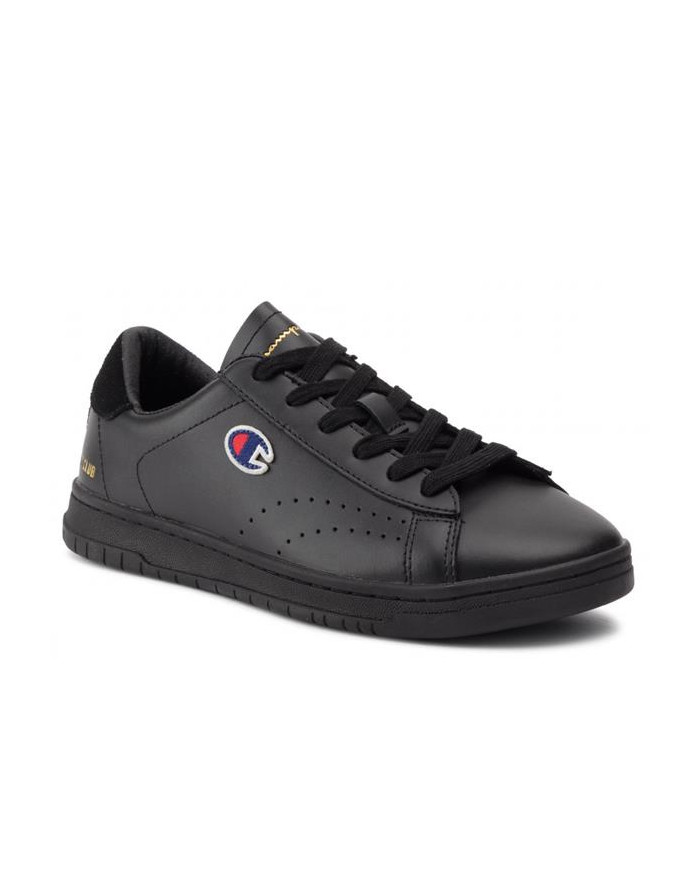 Champion Męskie Sneakersy Court Club Patch S21126KK001 Czarny | Sklep Monotox