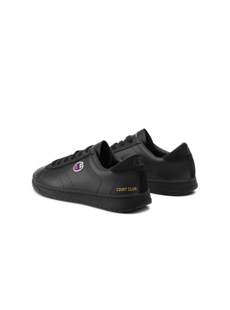 Champion Męskie Sneakersy Court Club Patch S21126KK001 Czarny | Sklep Monotox