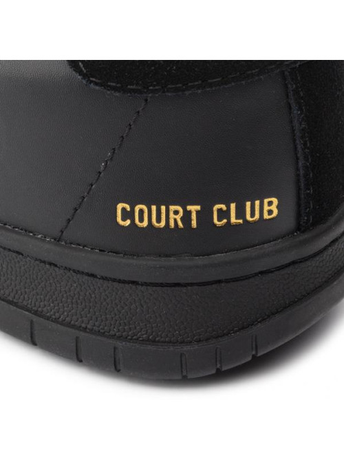 Champion Męskie Sneakersy Court Club Patch S21126KK001 Czarny | Sklep Monotox