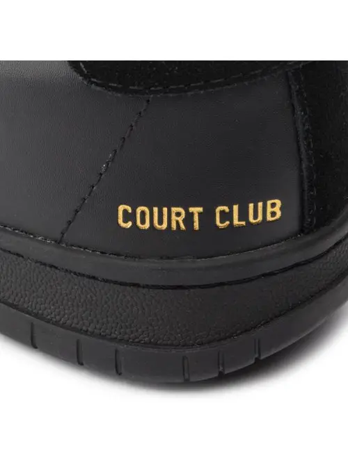 Champion Męskie Sneakersy Court Club Patch S21126KK001 Czarny | Sklep Monotox