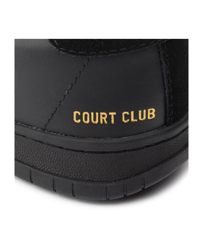 Champion Męskie Sneakersy Court Club Patch S21126KK001 Czarny | Sklep Monotox