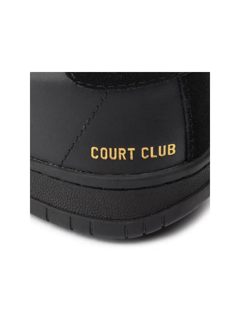 Champion Męskie Sneakersy Court Club Patch S21126KK001 Czarny | Sklep Monotox