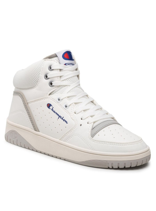 Champion Męskie Sneakersy Royal Mid S21887WW001 Biały | Sklep Monotox