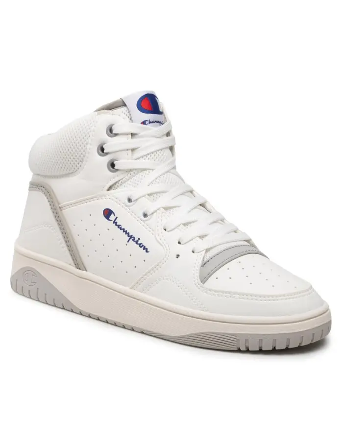 Champion Męskie Sneakersy Royal Mid S21887WW001 Biały | Sklep Monotox