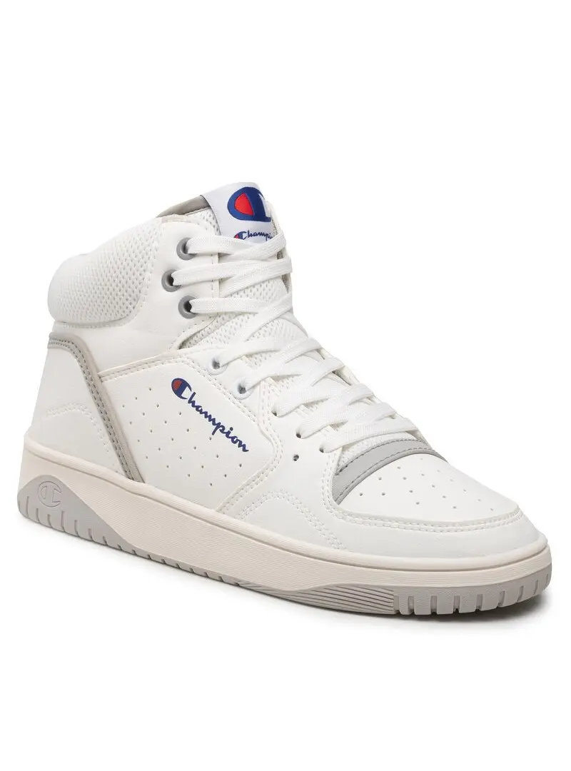 Champion Męskie Sneakersy Royal Mid S21887WW001 Biały | Sklep Monotox