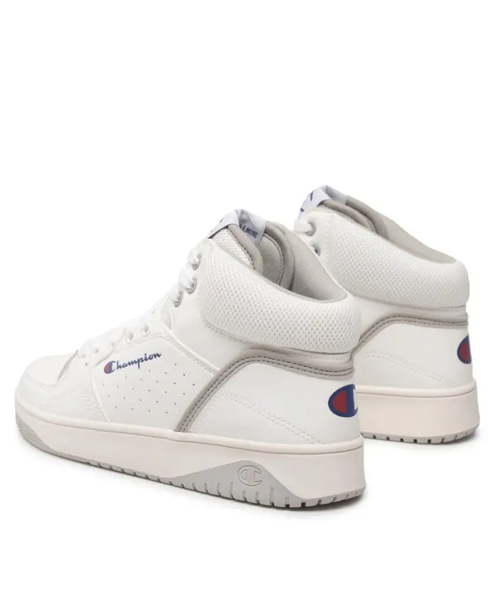 Champion Męskie Sneakersy Royal Mid S21887WW001 Biały | Sklep Monotox