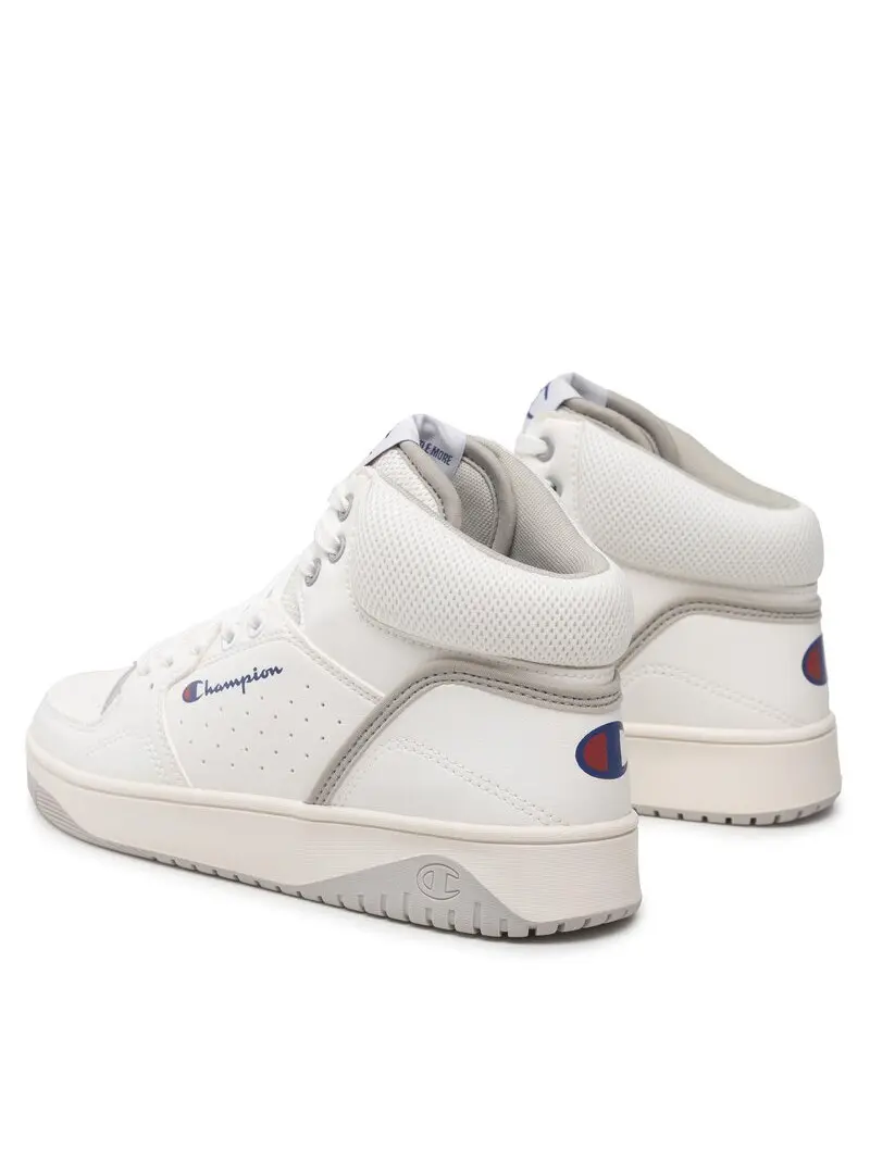 Champion Męskie Sneakersy Royal Mid S21887WW001 Biały | Sklep Monotox