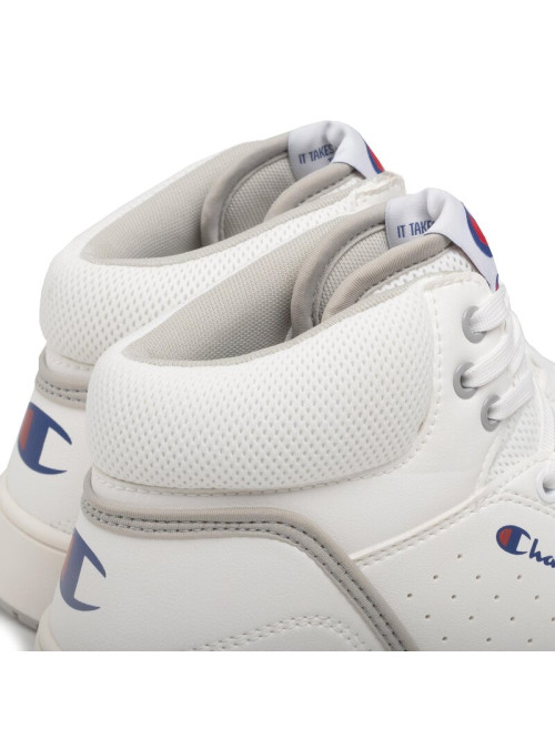 Champion Męskie Sneakersy Royal Mid S21887WW001 Biały | Sklep Monotox
