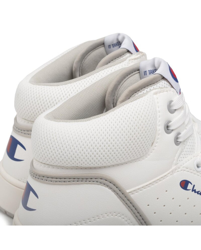 Champion Męskie Sneakersy Royal Mid S21887WW001 Biały | Sklep Monotox