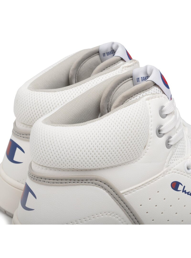 Champion Męskie Sneakersy Royal Mid S21887WW001 Biały | Sklep Monotox