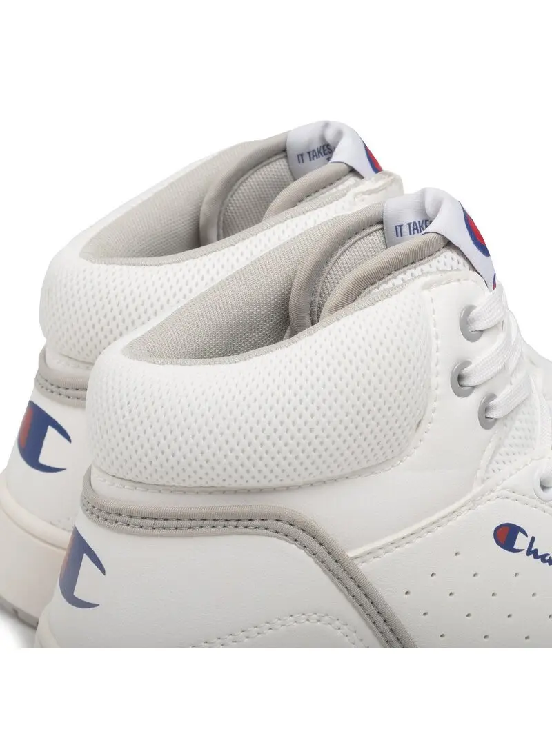 Champion Męskie Sneakersy Royal Mid S21887WW001 Biały | Sklep Monotox