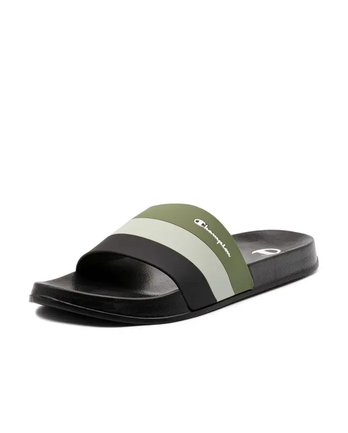 Champion Męskie Klapki All American Slide S22049KK004 Czarny | Sklep Monotox