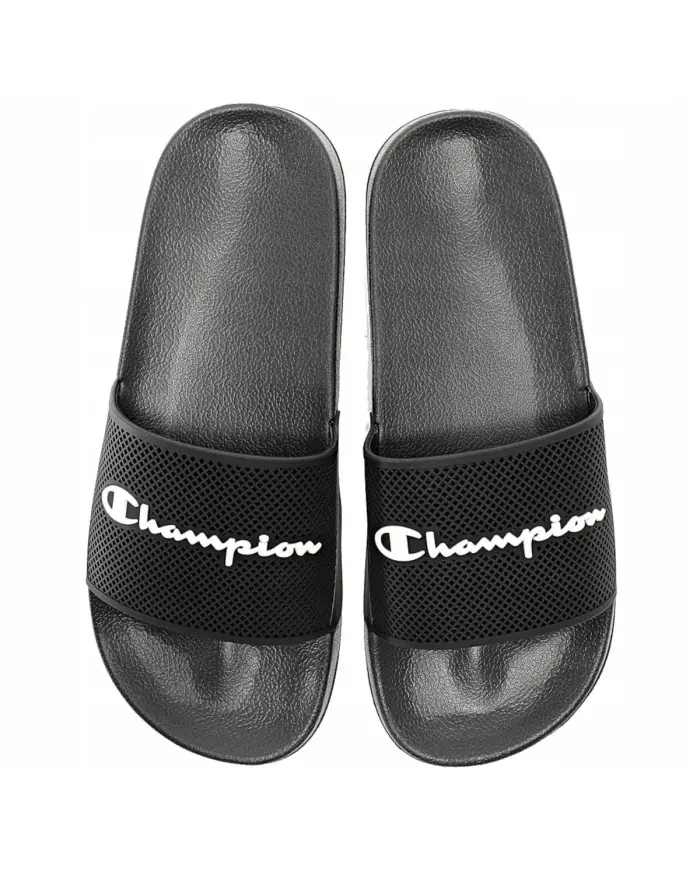 Champion Męskie Klapki Dtn21 Slide S22469KK001 Czarny | Sklep Monotox