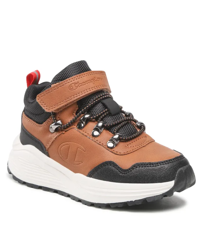 Champion Dziecięce Sneakersy Climb Rx Mid B Ps S32440MS053 Brązowy | Sklep Monotox