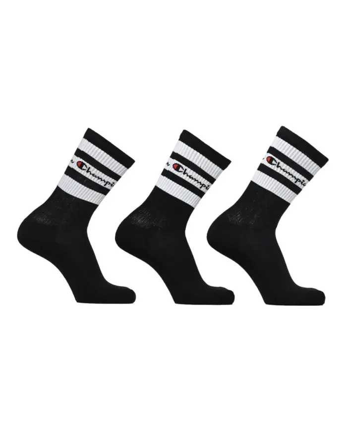 Champion Legacy Męskie Skarpety 3pk Crew Socks U20121KK001 Czarny | Sklep Monotox