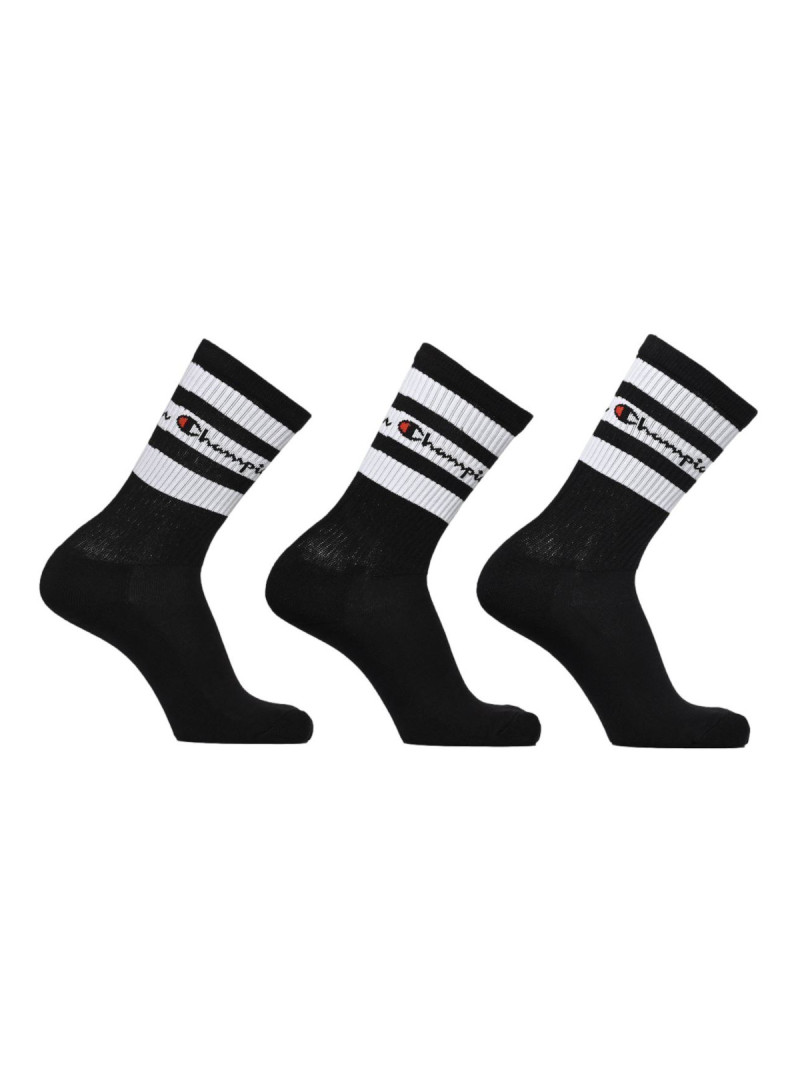 Champion Legacy Męskie Skarpety 3pk Crew Socks U20121KK001 Czarny | Sklep Monotox