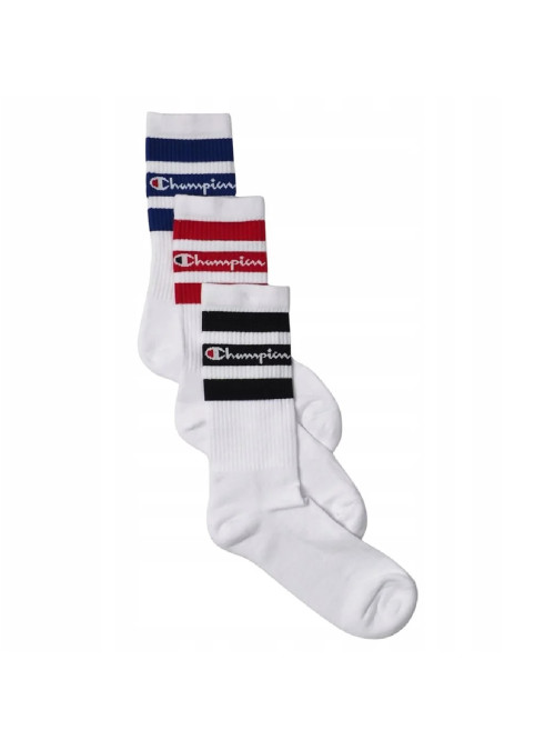 Champion Męskie Skarpety 3pk Crew Socks U20121WW001 Biały | Sklep Monotox