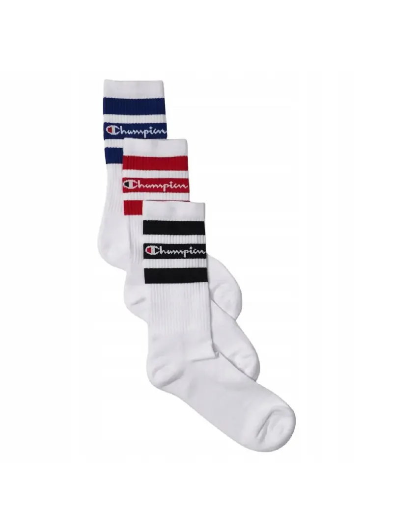 Champion Męskie Skarpety 3pk Crew Socks U20121WW001 Biały | Sklep Monotox