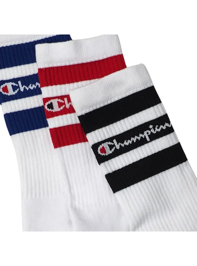Champion Męskie Skarpety 3pk Crew Socks U20121WW001 Biały | Sklep Monotox