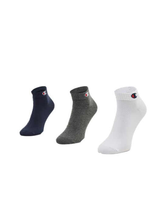 Champion Męskie Skarpety 3 Pack Quarter Socks U24559BS501 Biały | Sklep Monotox