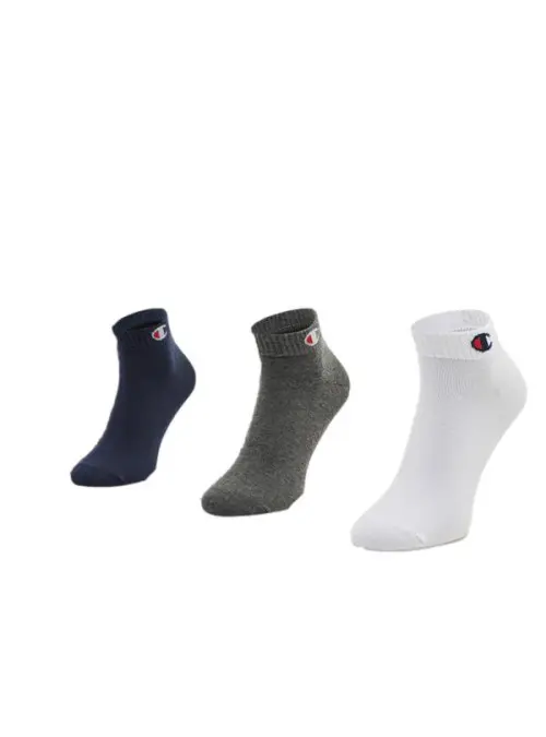 Champion Męskie Skarpety 3 Pack Quarter Socks U24559BS501 Biały | Sklep Monotox