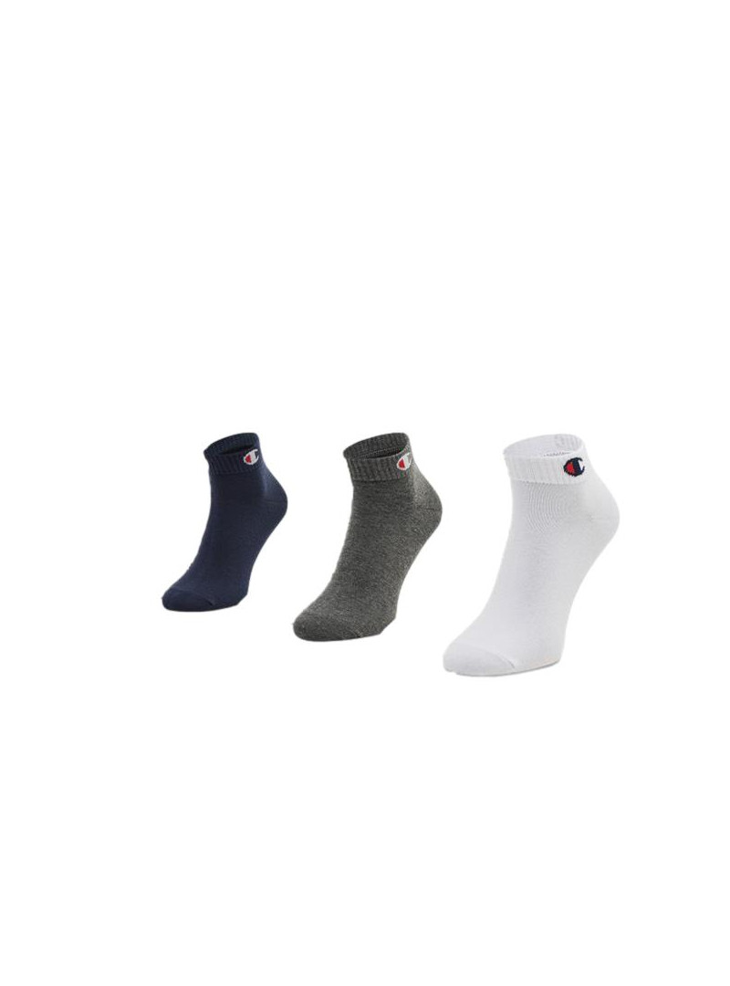 Champion Męskie Skarpety 3 Pack Quarter Socks U24559BS501 Biały | Sklep Monotox