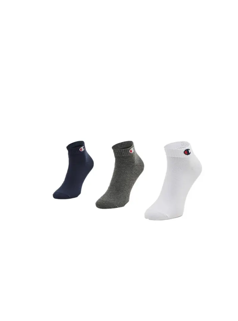 Champion Męskie Skarpety 3 Pack Quarter Socks U24559BS501 Biały | Sklep Monotox