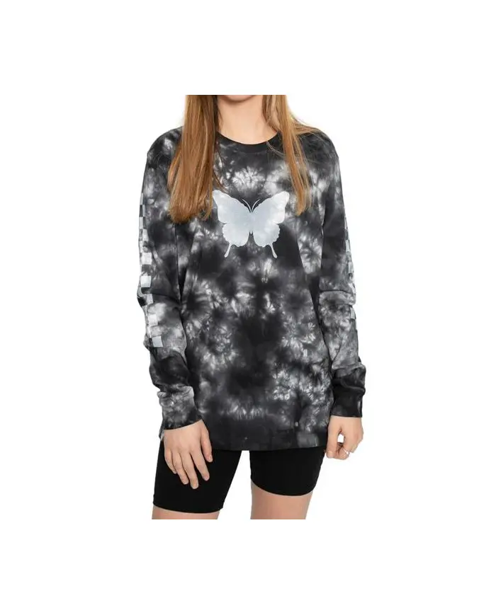 Vans Damski T-shirt Wm Sandy Ls Bf Tee VN0A4MX21O71 Szary | Sklep Monotox