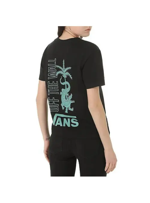 Vans Damski T-shirt Wm Fabiana Boxy Tee VN0A53LYBLK1 Czarny | Sklep Monotox