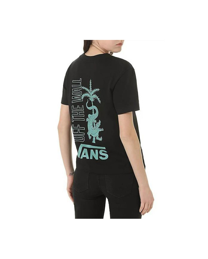 Vans Damski T-shirt Wm Fabiana Boxy Tee VN0A53LYBLK1 Czarny | Sklep Monotox