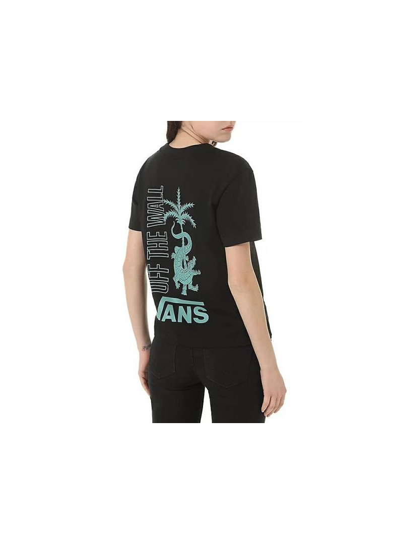 Vans Damski T-shirt Wm Fabiana Boxy Tee VN0A53LYBLK1 Czarny | Sklep Monotox