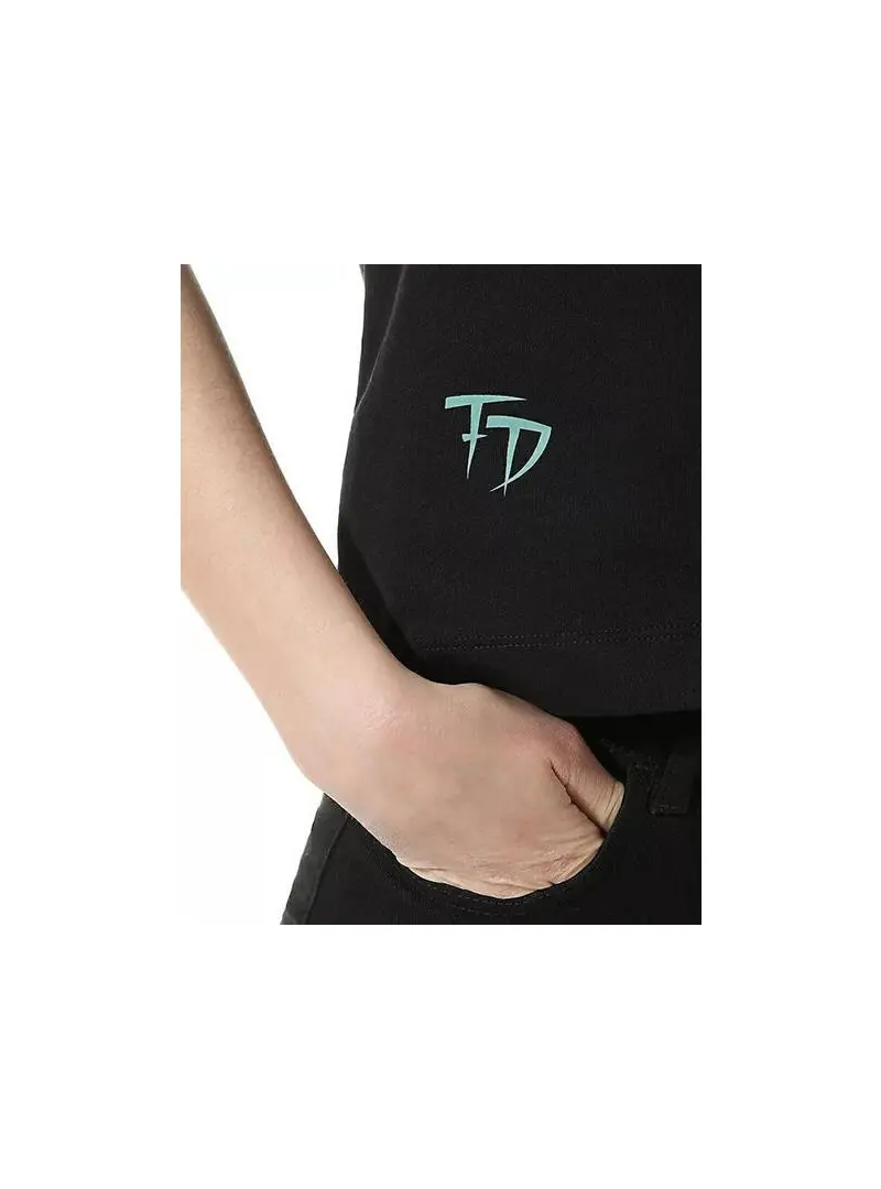 Vans Damski T-shirt Wm Fabiana Boxy Tee VN0A53LYBLK1 Czarny | Sklep Monotox