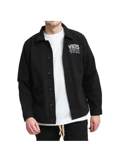Vans Męska Kurtka Mn New Varsity Dril VN0A5DYSBLK1 Czarny | Sklep Monotox