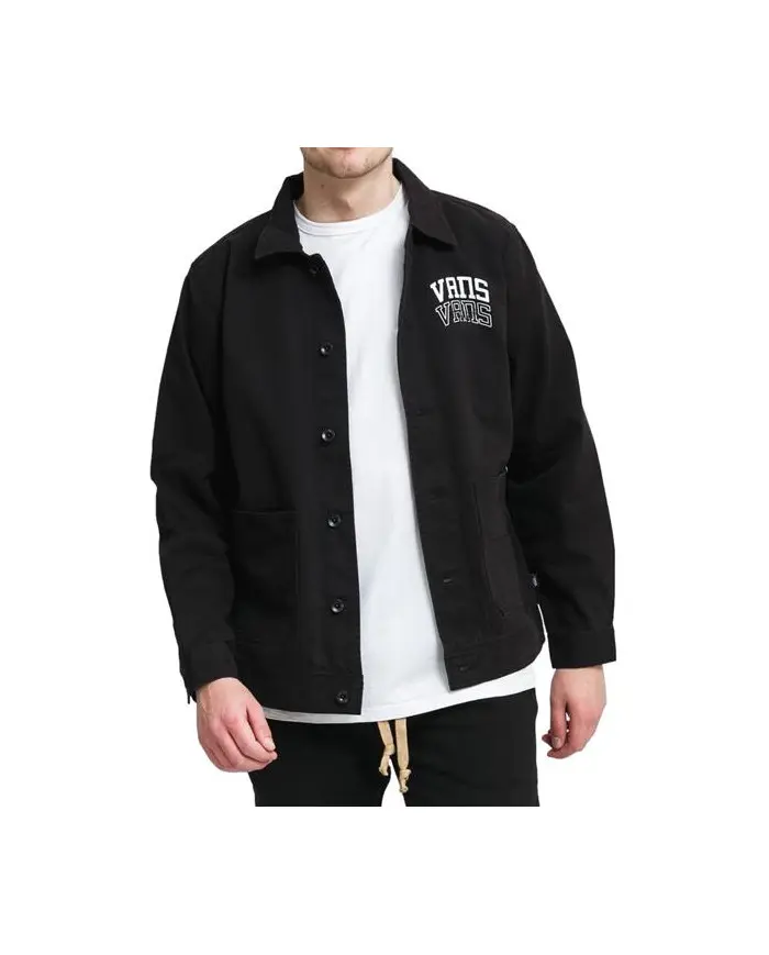 Vans Męska Kurtka Mn New Varsity Dril VN0A5DYSBLK1 Czarny | Sklep Monotox
