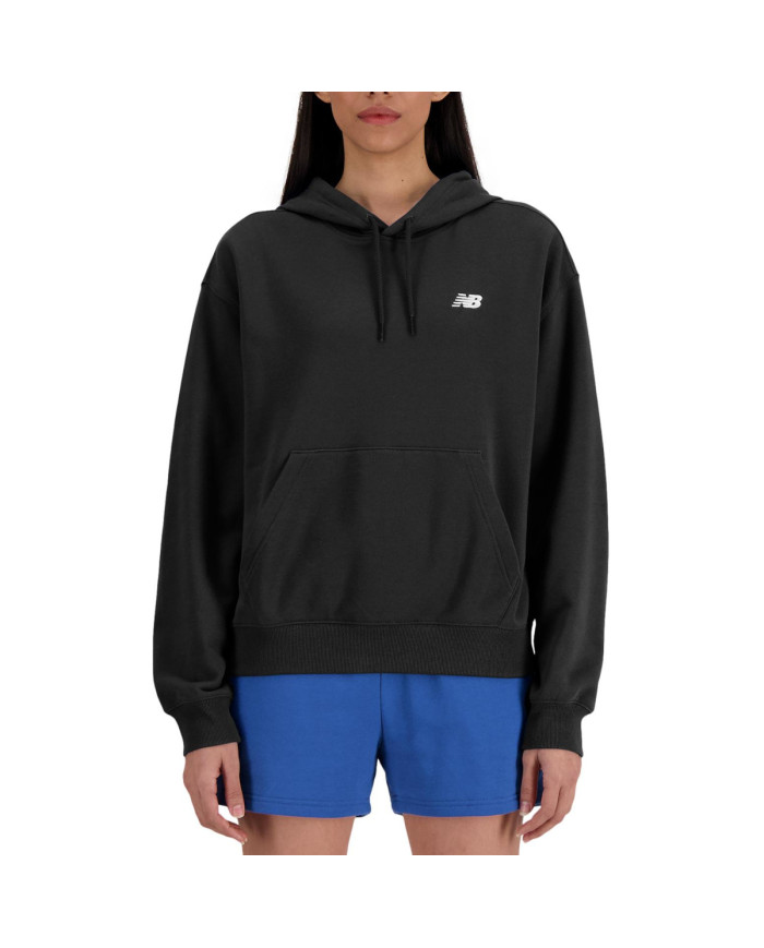 New Balance Damska Bluza French Terry WT41507BK Czarny | Sklep Monotox