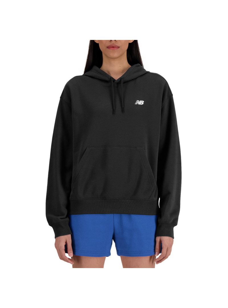 New Balance Damska Bluza French Terry WT41507BK Czarny | Sklep Monotox