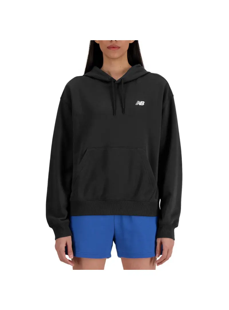 New Balance Damska Bluza French Terry WT41507BK Czarny | Sklep Monotox