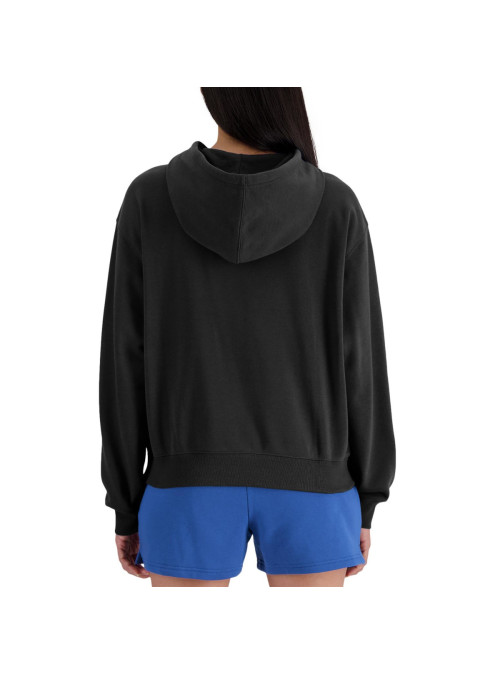 New Balance Damska Bluza French Terry WT41507BK Czarny | Sklep Monotox