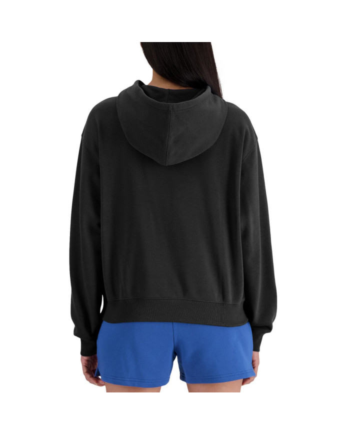 New Balance Damska Bluza French Terry WT41507BK Czarny | Sklep Monotox