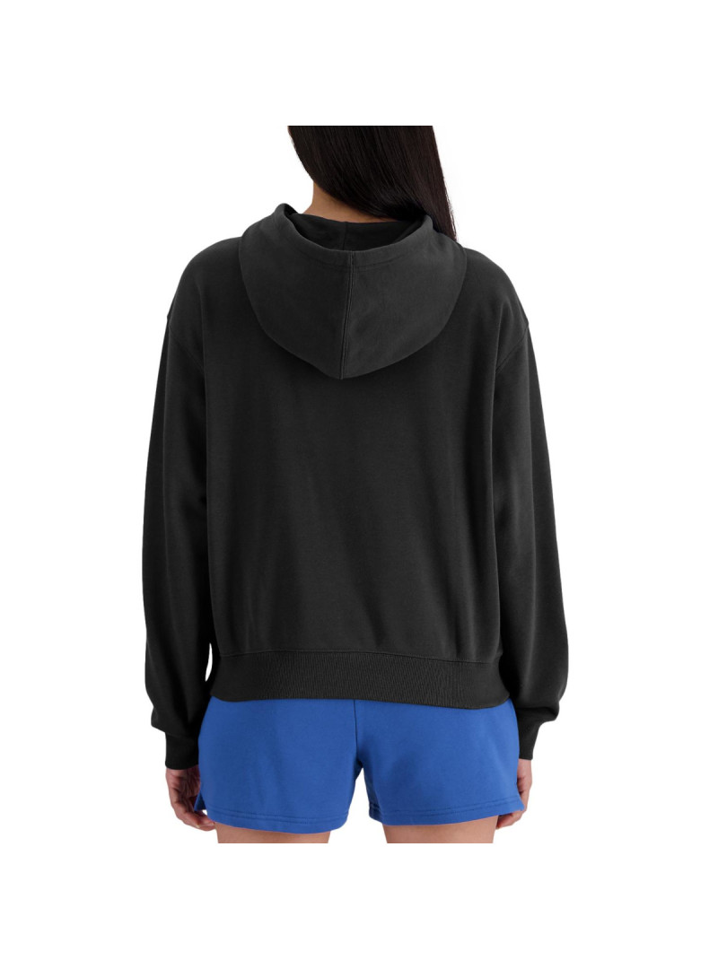 New Balance Damska Bluza French Terry WT41507BK Czarny | Sklep Monotox